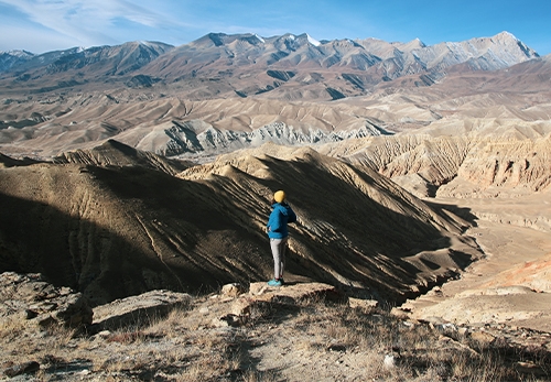 Why are Manang and Mustang referred to as the Cold Deserts of Nepal?