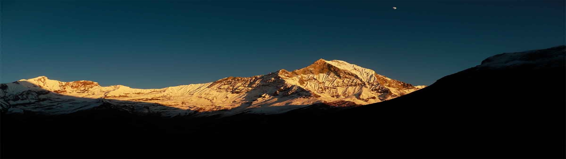 view of annapurna from annapurna base camp