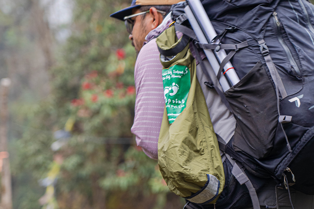 Waste Management during trekking in nepal