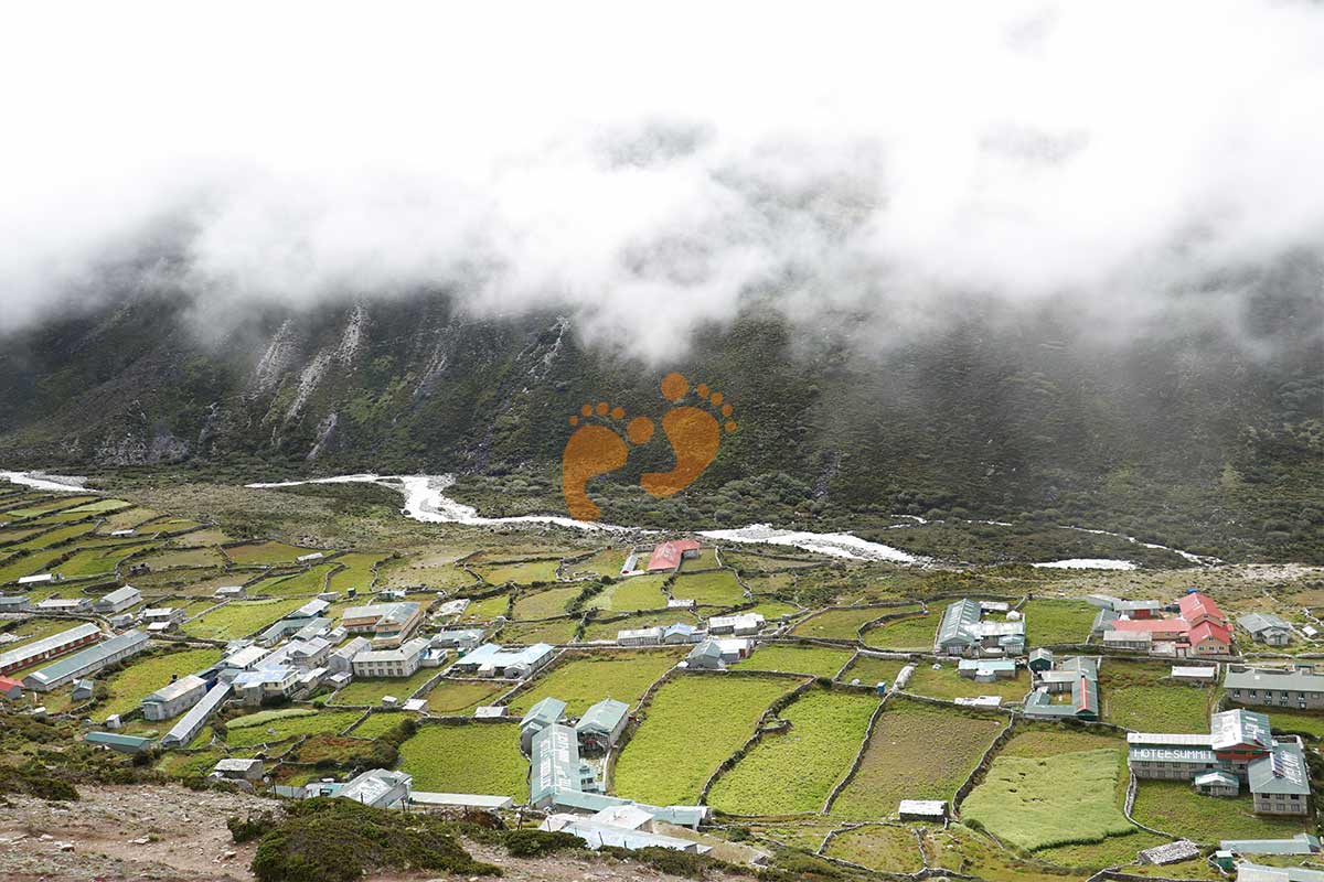 Dingboche Village during Monsoon