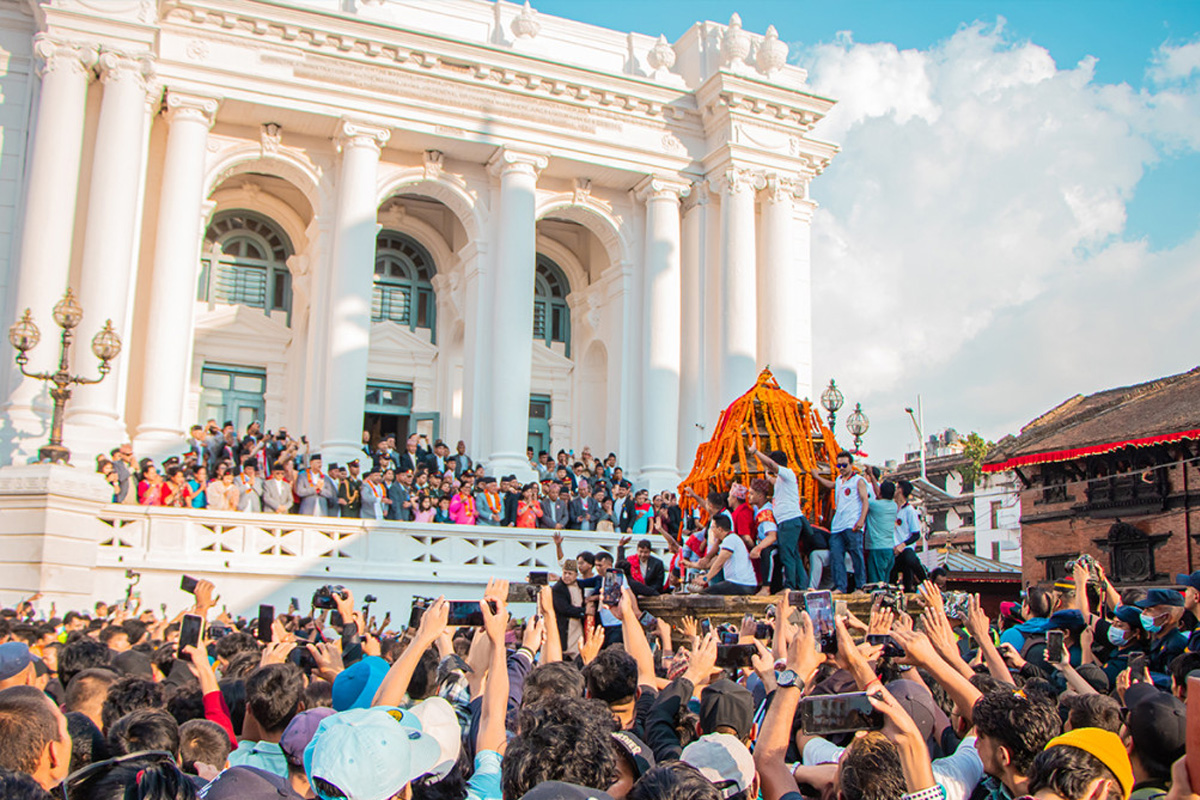 Indrajatra in Kumari Ghar