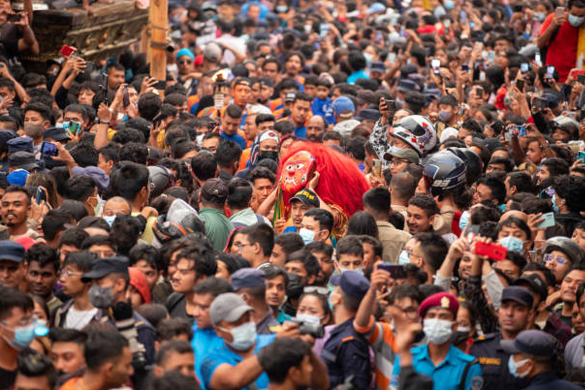 Lakhe Dance at Indrajatra