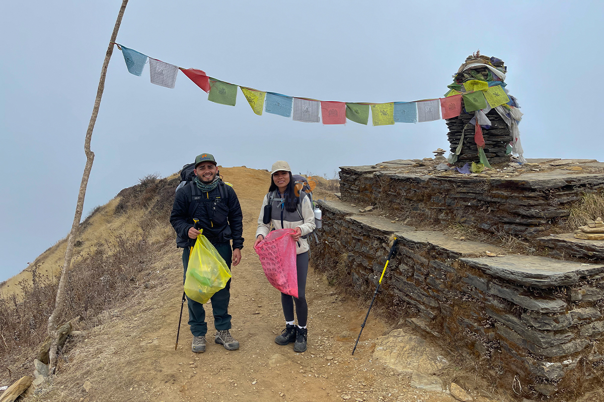 waste management in treks in nepal