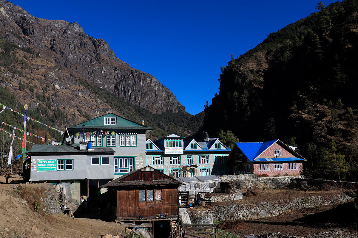 Phakding Village in Everest